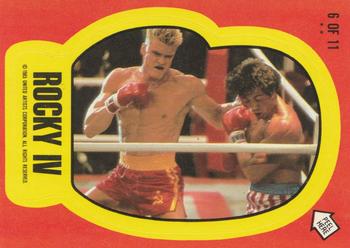 1985 Topps Rocky IV - Stickers #6 Drago / Rocky Front
