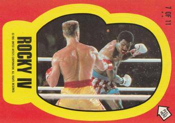 1985 Topps Rocky IV - Stickers #7 Drago / Apollo Front
