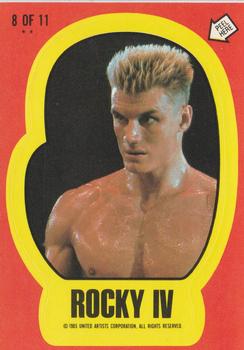 1985 Topps Rocky IV - Stickers #8 Drago Front