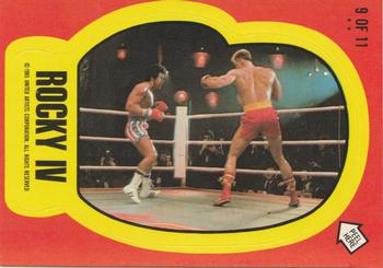 1985 Topps Rocky IV - Stickers #9 Rocky / Drago Front