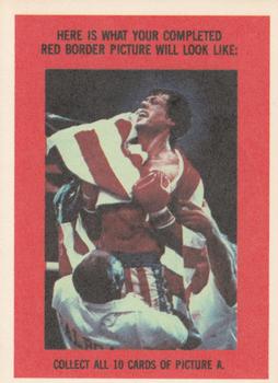 1985 Topps Rocky IV - Stickers #11 Rocky Back