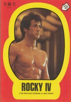 1985 Topps Rocky IV - Stickers #11 Rocky Front