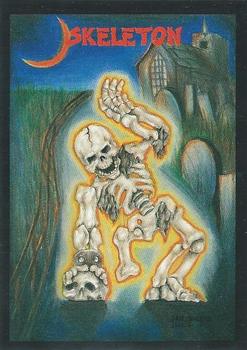1991 Topps Monster in My Pocket (US Edition) #47 Skeleton Front