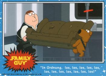 2008 Inkworks Family Guy Presents Episode IV: A New Hope - DVD Cards (German Text) #3 Alright, go, go, go, go, go, go, go, go, go, go, go, go! Front