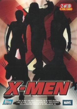 2000 Topps X-Men The Movie - X-Foil #2 Cyclops Back