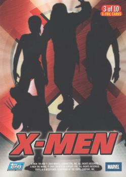 2000 Topps X-Men The Movie - X-Foil #3 Jean Grey Back