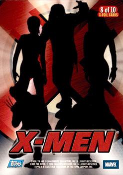 2000 Topps X-Men The Movie - X-Foil #8 Mystique Back