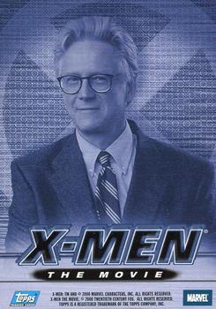 2000 Topps X-Men The Movie - Autographs #NNO Bruce Davison Back