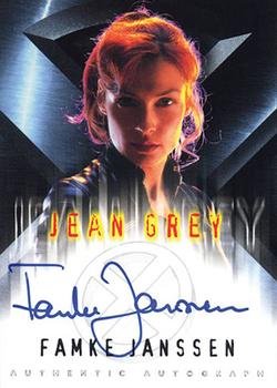 2000 Topps X-Men The Movie - Autographs #NNO Famke Janssen Front