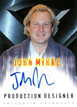 2000 Topps X-Men The Movie - Autographs #NNO John Myhre Front