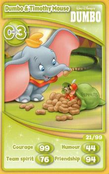 2012 Morrisons Disneyland Paris 20th Anniversary Collection #C3 Dumbo & Timothy Mouse Front