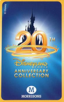 2012 Morrisons Disneyland Paris 20th Anniversary Collection #G8 Robin Hood Back
