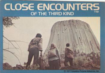 1978 Wonder Bread Close Encounters of the Third Kind #15 Devil's Tower Front