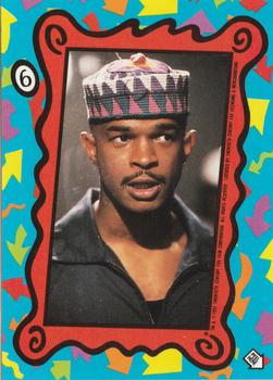 1992 Topps In Living Color - Stickers #6 Oswald Bates Front