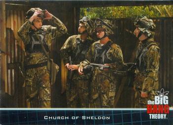 2013 Cryptozoic The Big Bang Theory Season 5 #04 Church of Sheldon Front