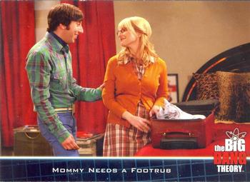 2013 Cryptozoic The Big Bang Theory Season 5 #11 Mommy Needs a Footrub Front