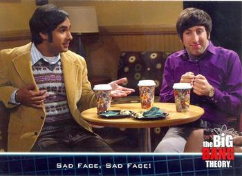 2013 Cryptozoic The Big Bang Theory Season 5 #14 Sad Face, Sad Face! Front