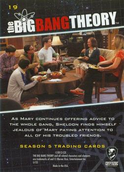 2013 Cryptozoic The Big Bang Theory Season 5 #19 Spin the Teacups Back