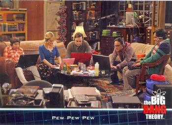 2013 Cryptozoic The Big Bang Theory Season 5 #54 Pew Pew Pew Front