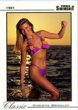 2003 Sports Illustrated Swimsuit - Classic #C1 Christie Brinkley Front