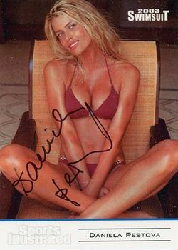 2003 Sports Illustrated Swimsuit - Autographs #NNO Daniela Pestova Front