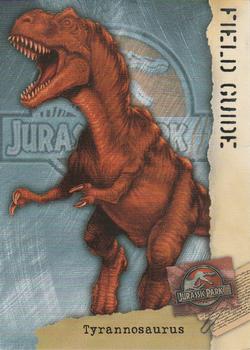 2001 Inkworks Jurassic Park III 3D - Field Guide #T3 Tyrannosaurus Front