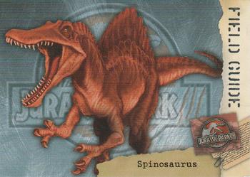 2001 Inkworks Jurassic Park III 3D - Field Guide #T4 Spinosaurus Front