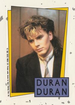 1985 Topps Duran Duran - Stickers #1 Row 3 Col. 3 Front