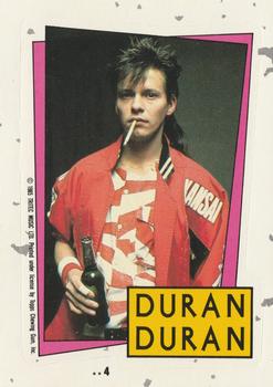 1985 Topps Duran Duran - Stickers #4 Row 3 Col. 5 Front