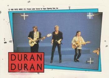 1985 Topps Duran Duran - Stickers #6 Row 1 Col. 1 Front