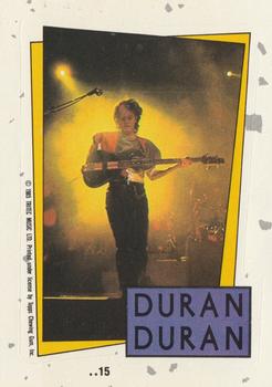 1985 Topps Duran Duran - Stickers #15 Row 1 Col. 1 Front