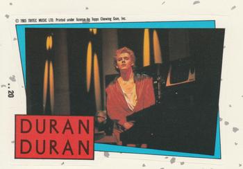1985 Topps Duran Duran - Stickers #20 Row 1 Col. 5 Front