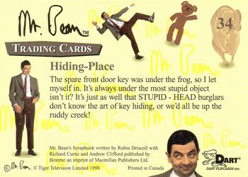 1998 Dart Mr. Bean #34 Hiding-Place Back