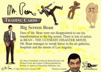 1998 Dart Mr. Bean #37 Big Screen Bean Back