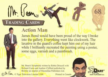 1998 Dart Mr. Bean #68 Action Man Back