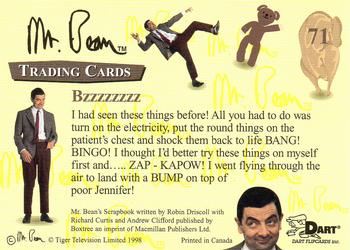 1998 Dart Mr. Bean #71 Bzzzzzzzz Back