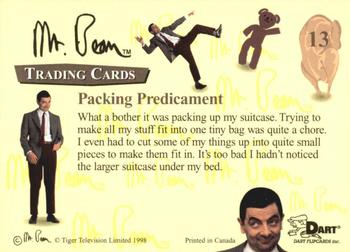 1998 Dart Mr. Bean #13 Packing Predicament Back