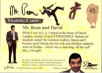 1998 Dart Mr. Bean #45 Mr. Bean and David Back