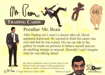 1998 Dart Mr. Bean #66 Peculiar Mr. Bean Back