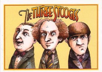 2014 RRParks Chronicles of the Three Stooges - Series 2 Promos #2 Caricatures of Moe, Larry, and Curly Front