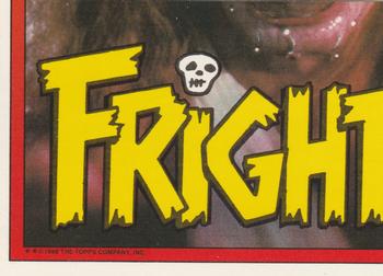 1988 Topps Fright Flicks - Stickers #5 Do The Freddy Back