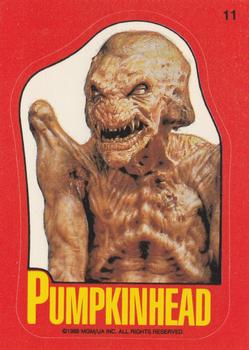 1988 Topps Fright Flicks - Stickers #11 Pumpkinhead Front