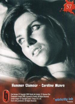 2008 Strictly Ink Hammer Horror Series 1 #57 Caroline Munro Back