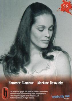 2008 Strictly Ink Hammer Horror Series 1 #58 Martine Beswicke Back