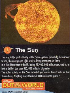 1999 Kellogg's Out of This World #1 The Sun Front