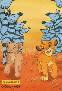 1995 Panini The Lion King #4 Simba Back