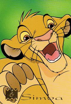 1995 Panini The Lion King #6 Simba Front
