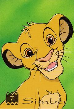 1995 Panini The Lion King #7 Simba Front