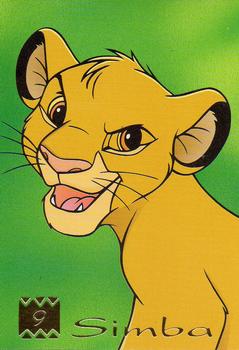 1995 Panini The Lion King #9 Simba Front