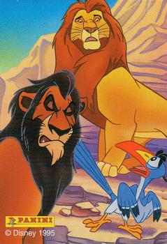 1995 Panini The Lion King #10 Mufasa Back